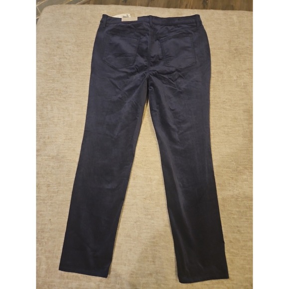 NWT Chico's Jeggings Blue Velvet  Size 3 (L 16) Stretch Fit Casual Fall Leggings - Picture 8 of 11